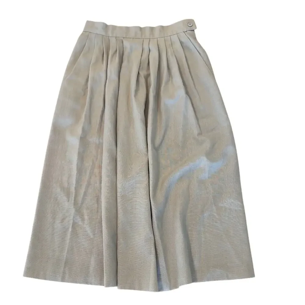 Requirements Vintage Tan Skirt‎ sz 9/10